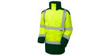 Tawstock ISO 20471 Cl 3 Anorak HV Yellow/Bottle